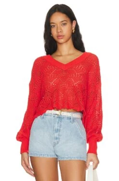 Crochet V- Neck Chili