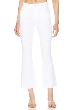AG Jeans Farrah Boot Crop Modern White