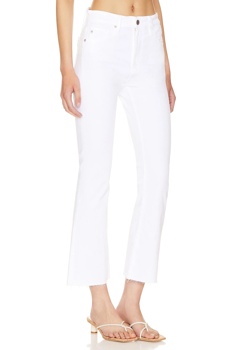 AG Jeans Farrah Boot Crop Modern White - Image 2