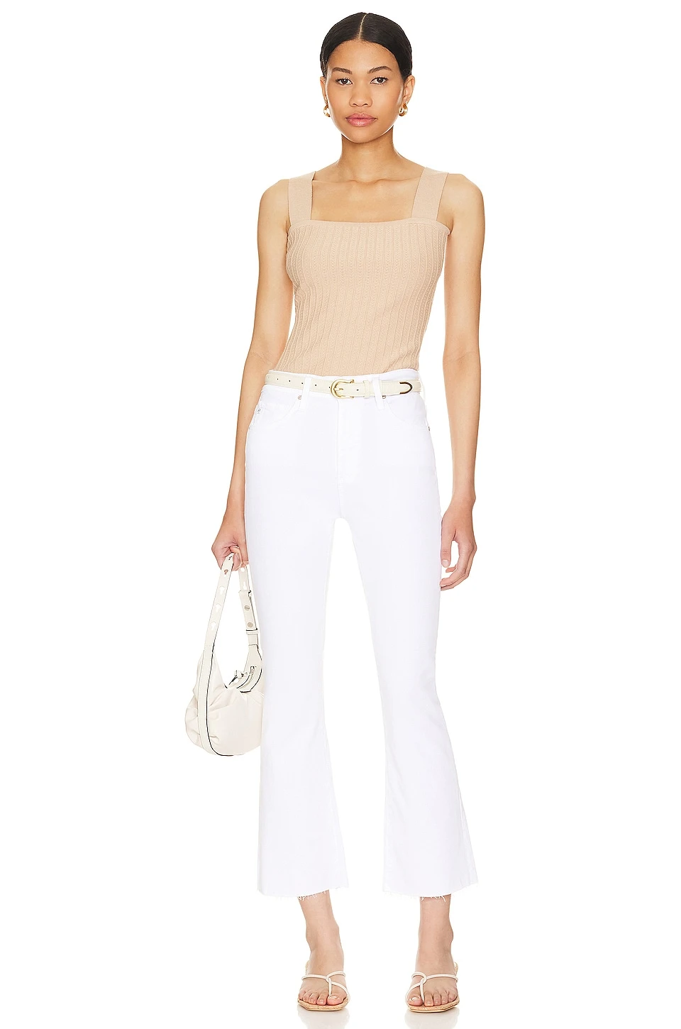 AG Jeans Farrah Boot Crop Modern White - Image 4