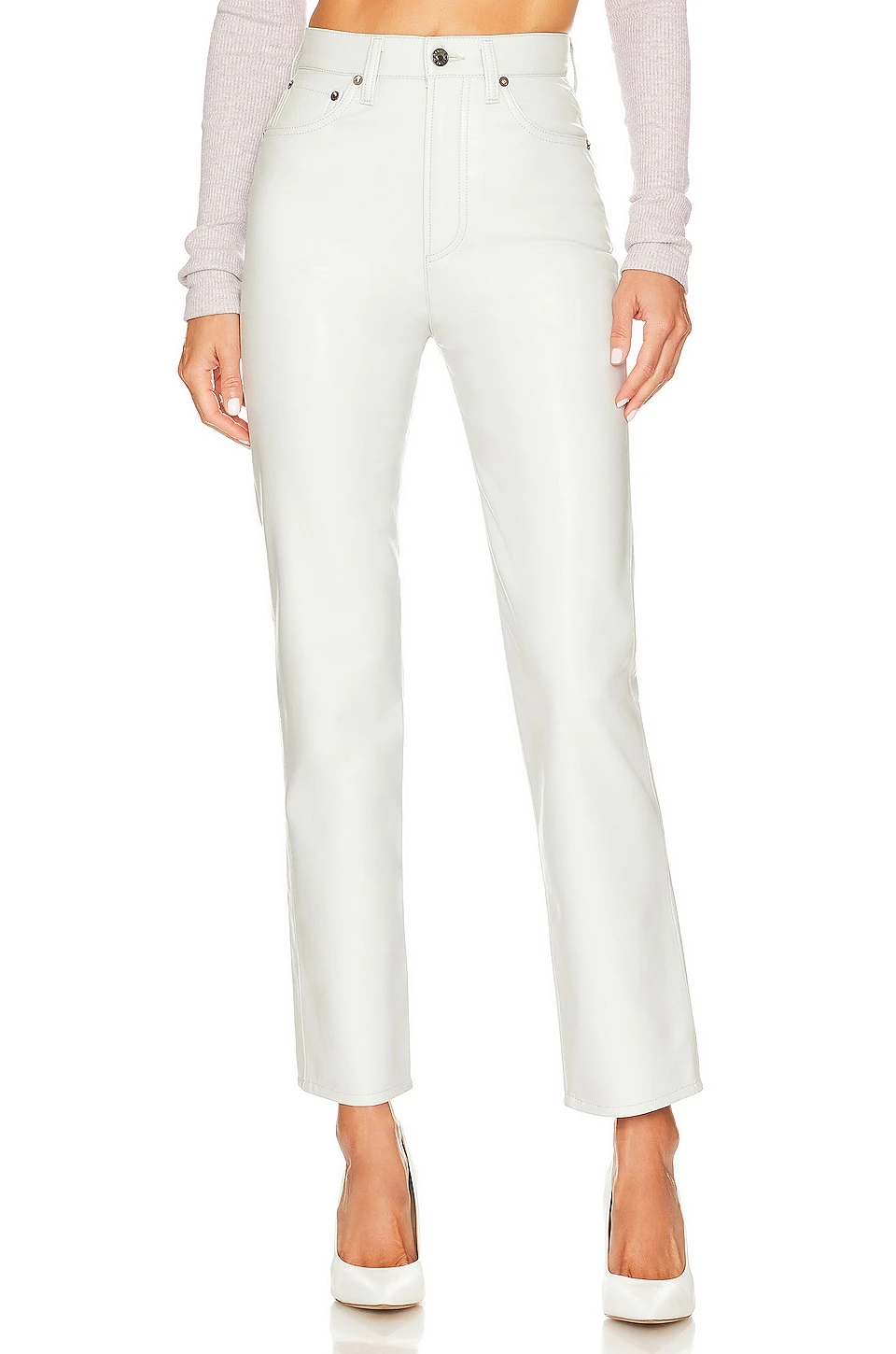 AGOLDE Recycled Leather Fitted 90's Detox - Image 7