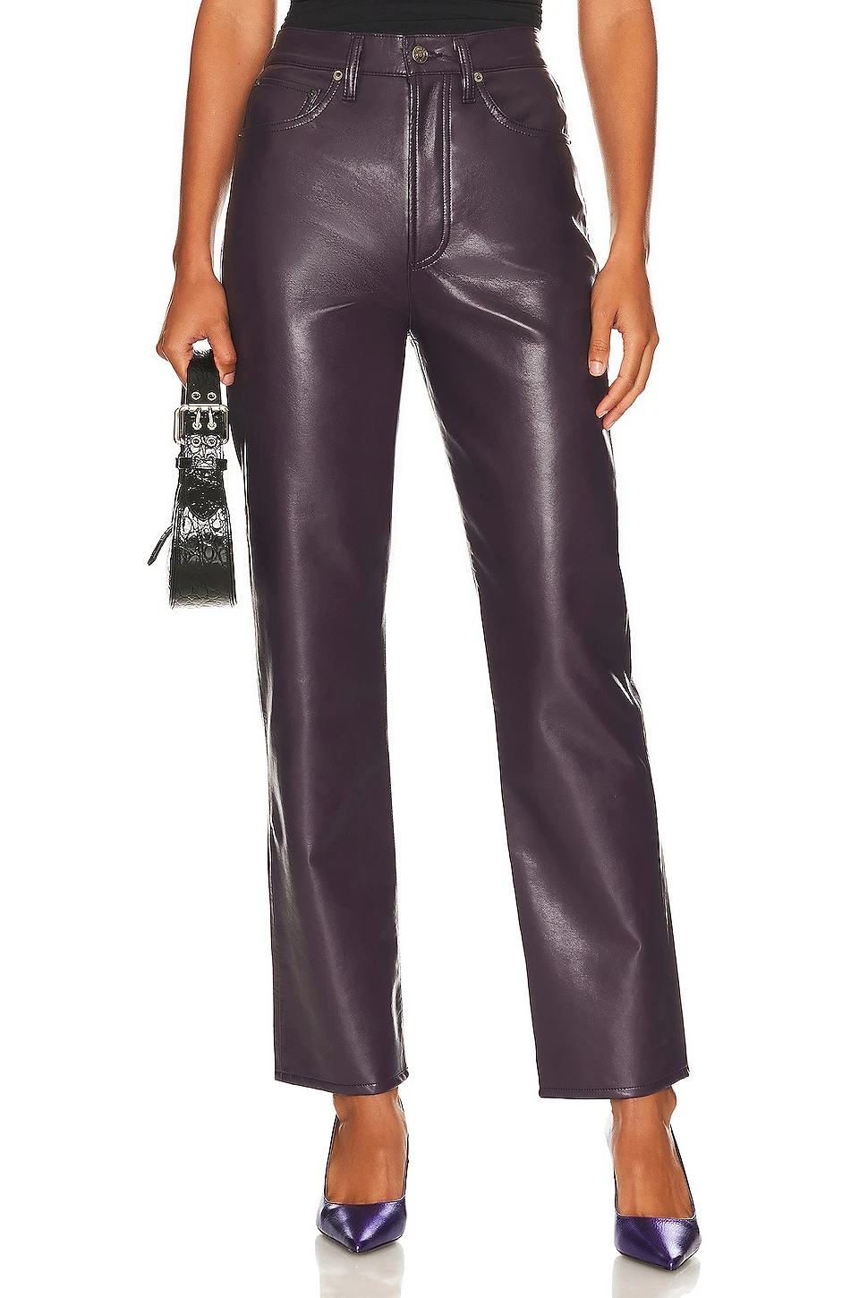 AGOLDE Recycled Leather Fitted 90's Detox - Image 8