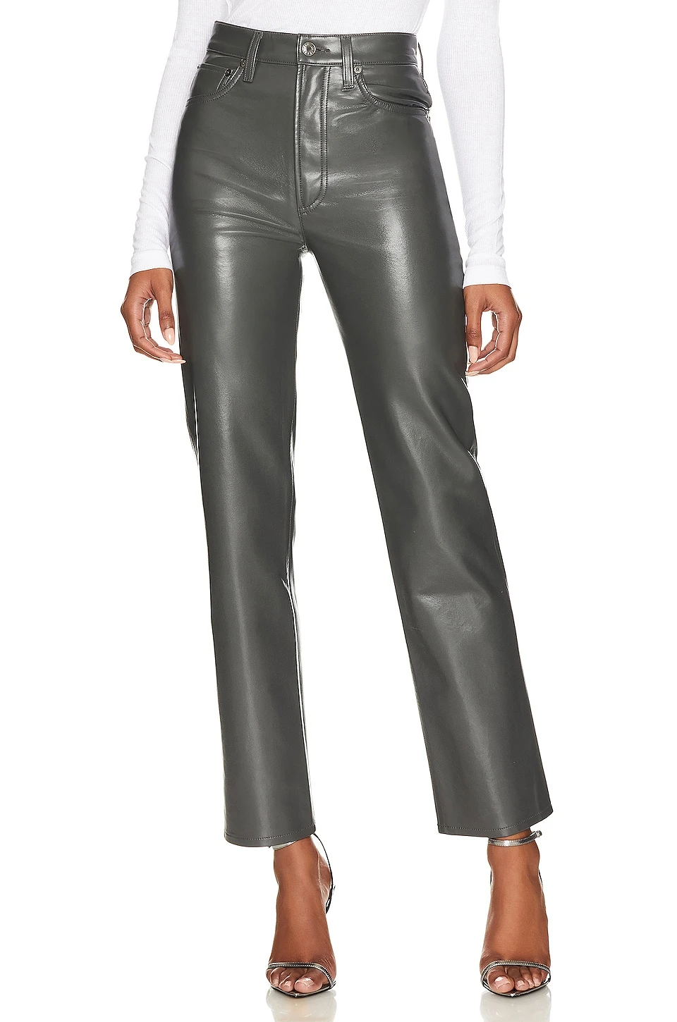 AGOLDE Recycled Leather Fitted 90's Detox - Image 9