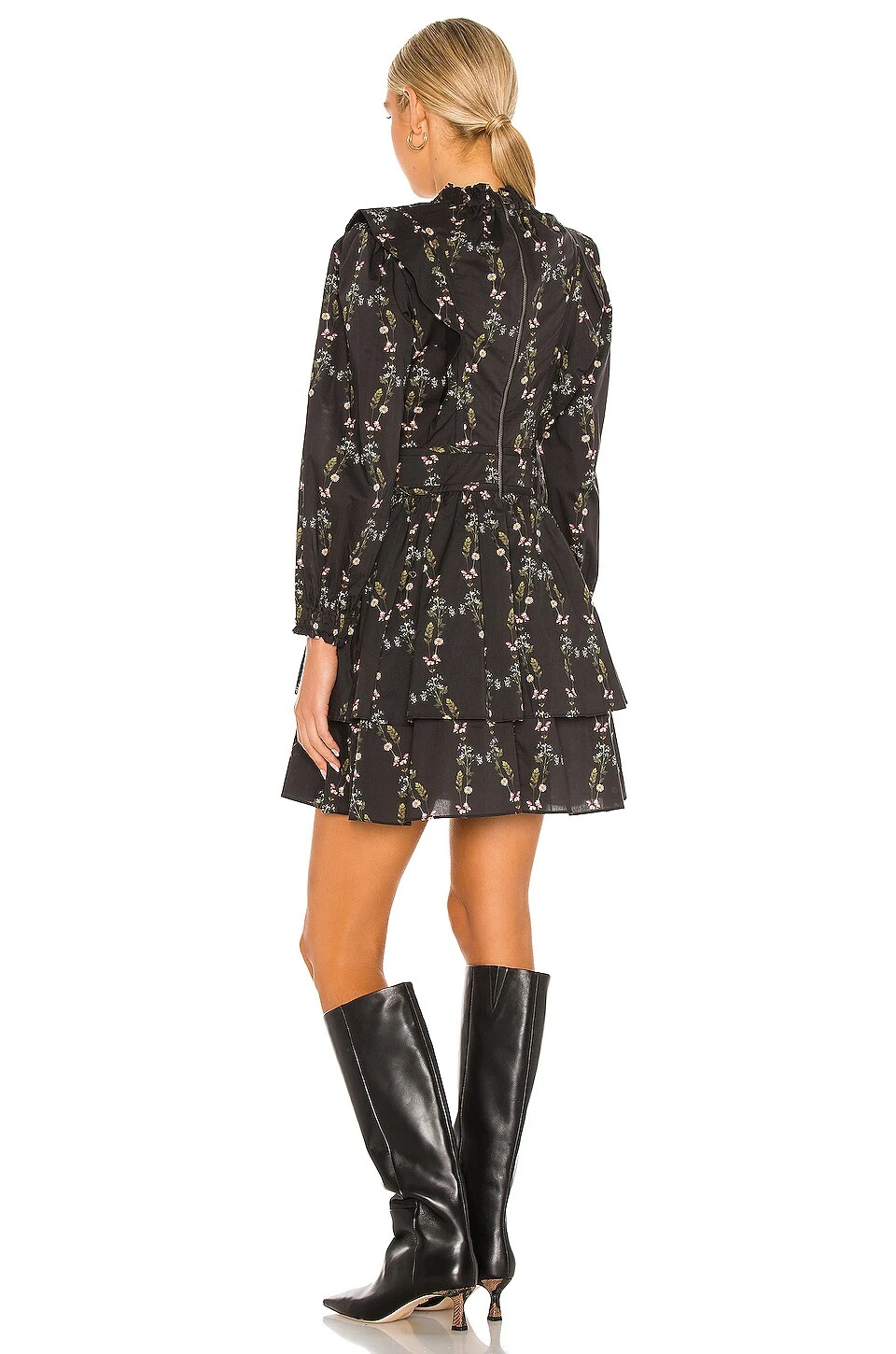 AllSaints Varanasi Dress Black - Image 3