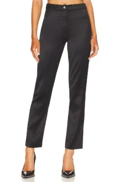 Bardot Nyah Satin Pant Black