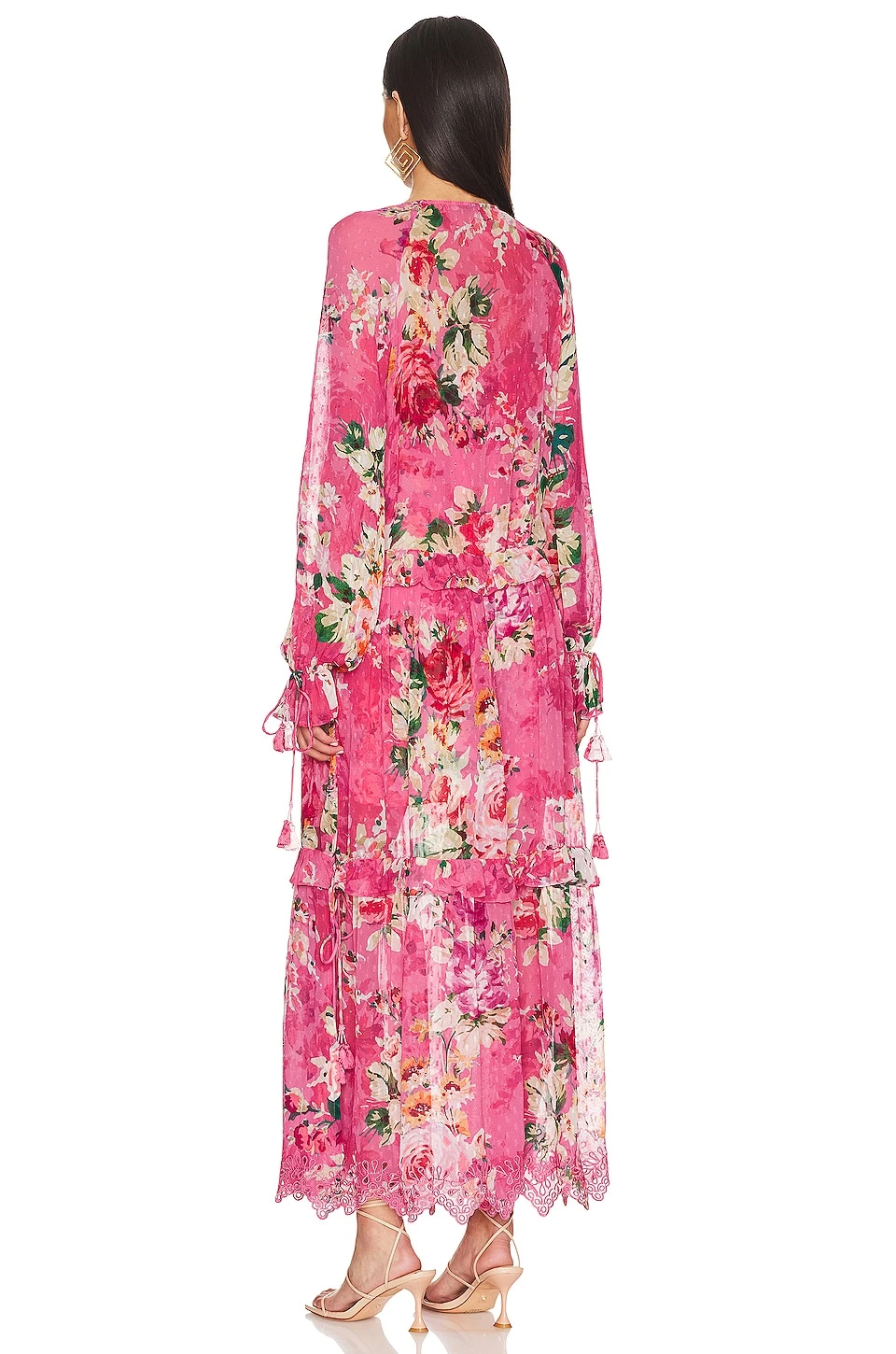 Tula Kaftan Dress Carnation Pink - Image 3