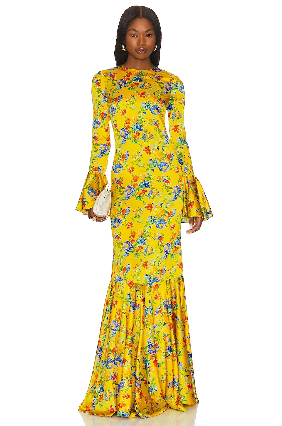 Allonia Gown Yellow Radiant Floral