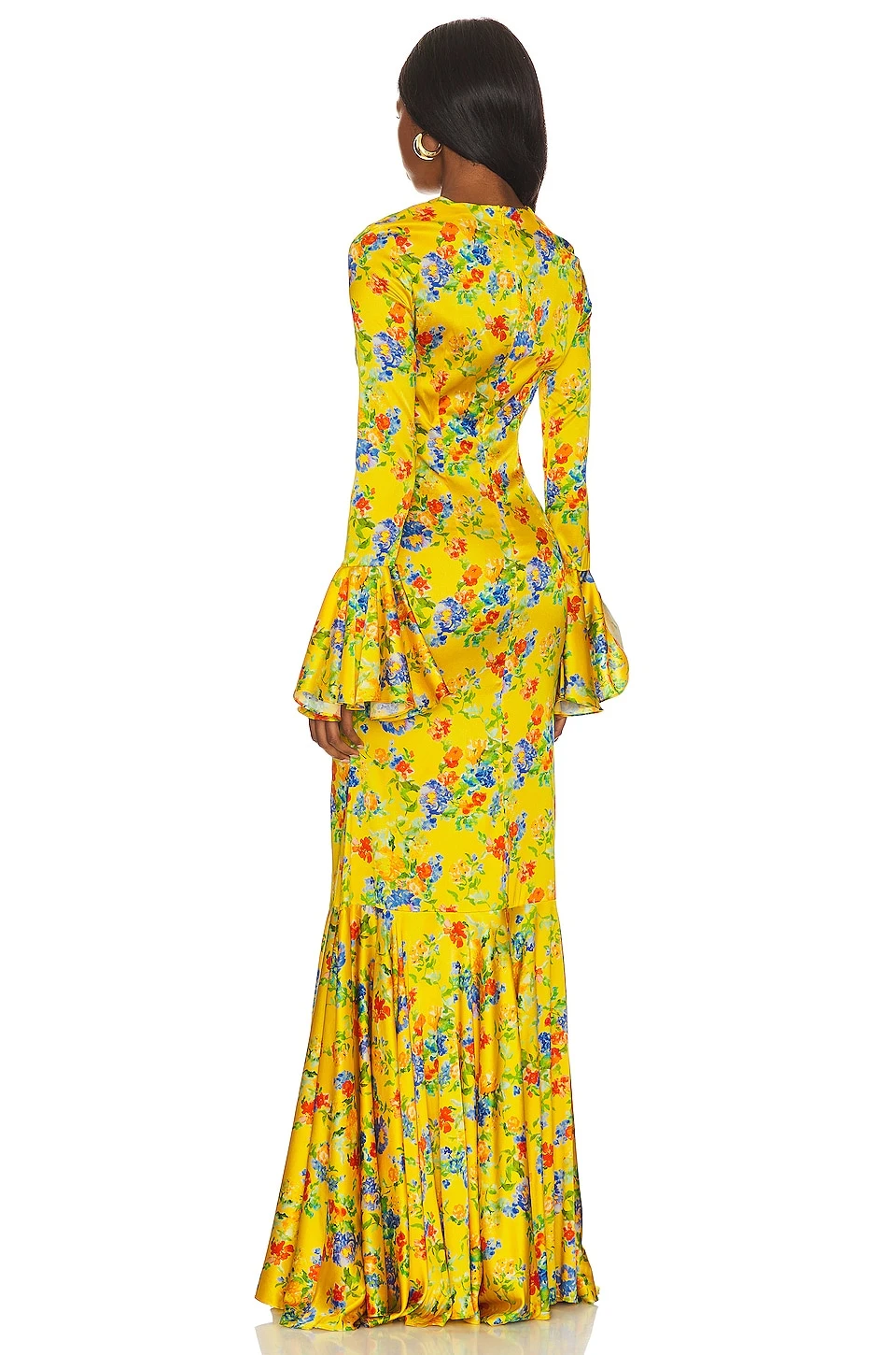 Allonia Gown Yellow Radiant Floral - Image 3