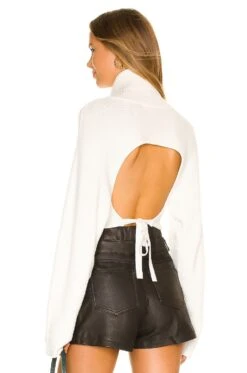 Camila Coelho Yvette Sweater White