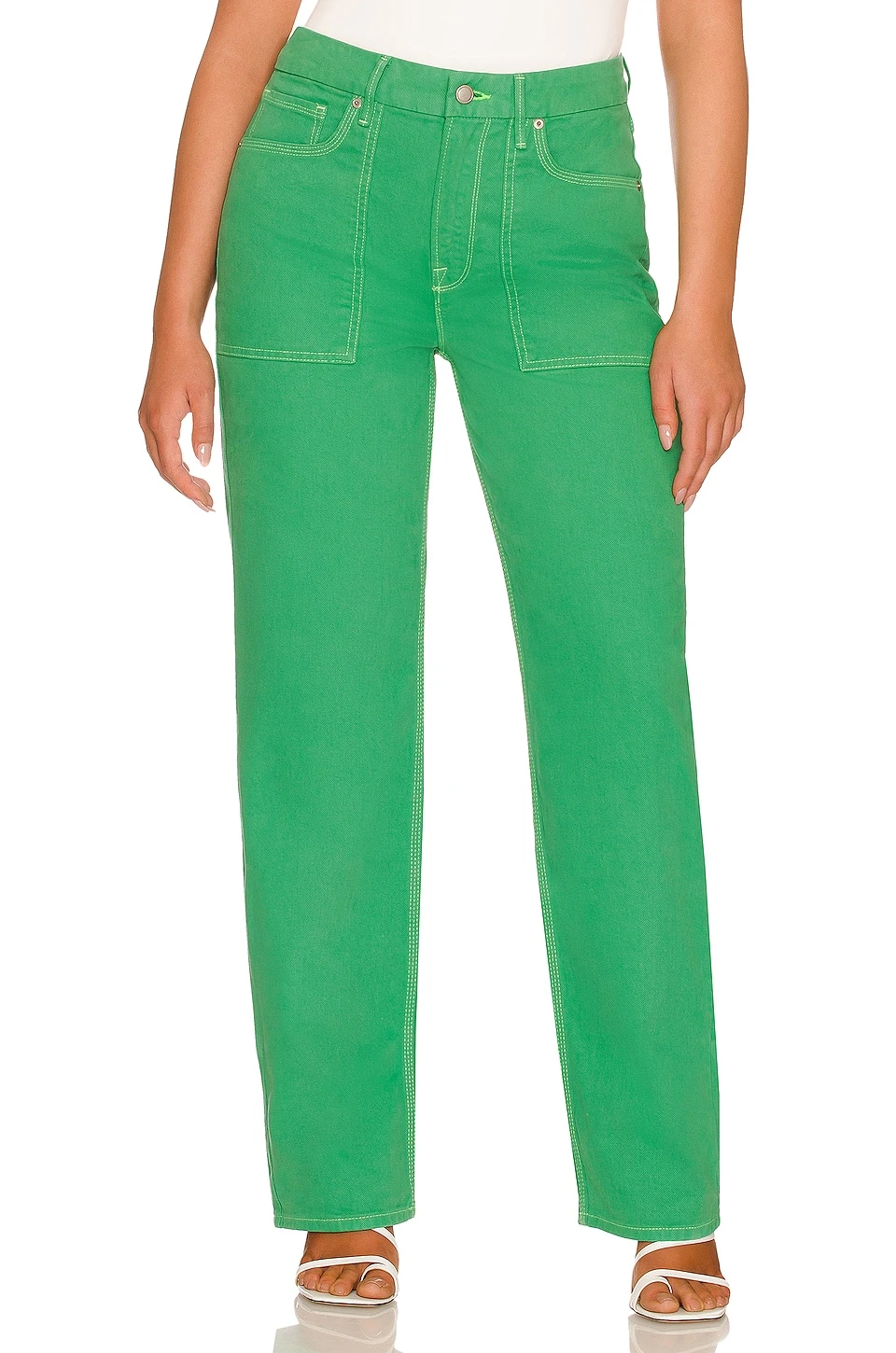 GOOD AMERICAN Good '90s Carpenter Summer Green02