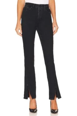 GOOD AMERICAN Good Boy Twisted Slit Black295