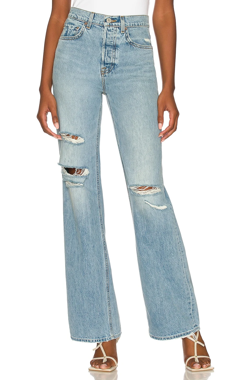 Brooklyn High Rise Straight Lost Palms