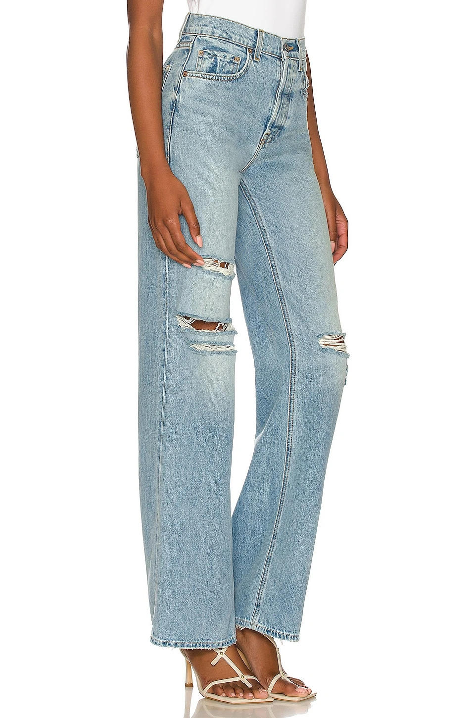 Brooklyn High Rise Straight Lost Palms - Image 2