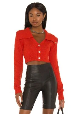 Helmut Lang Crop Cardi Flare