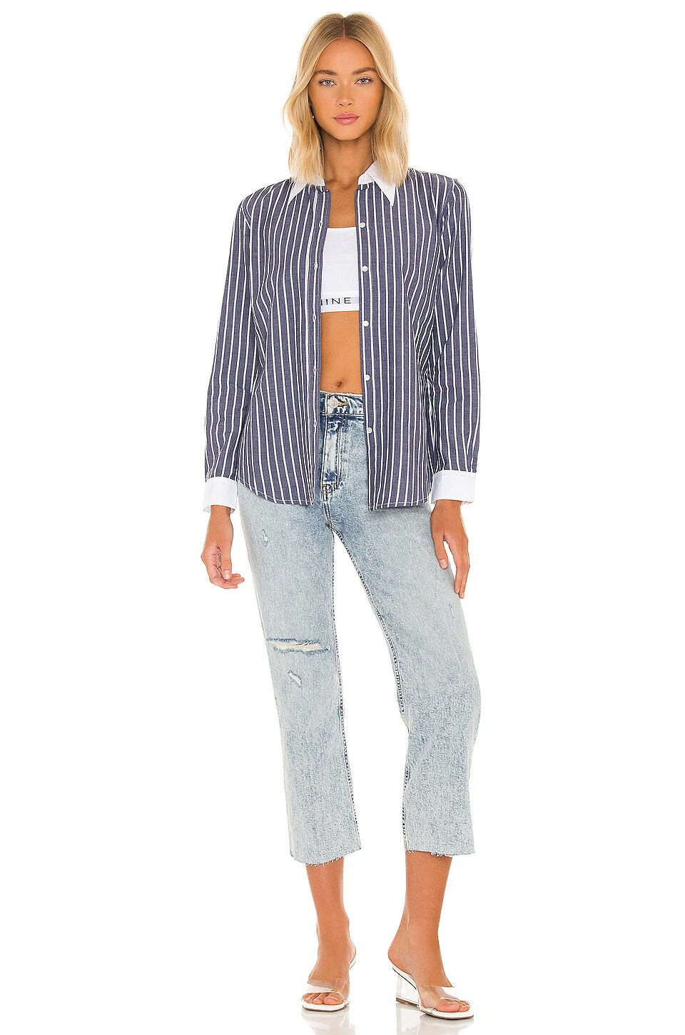 Remi High Rise Straight Cropped Two Hearts - Image 4