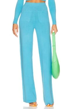 Peachskin Fancy Pants Aqua