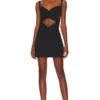 Anoush Knit Mini Dress Black