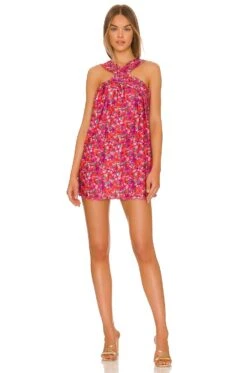 Jill Mini Dress Island Floral