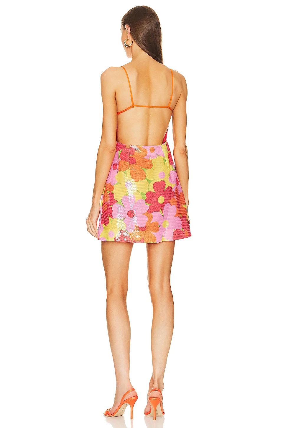 Daisy Mini Dress Multi Floral - Image 3