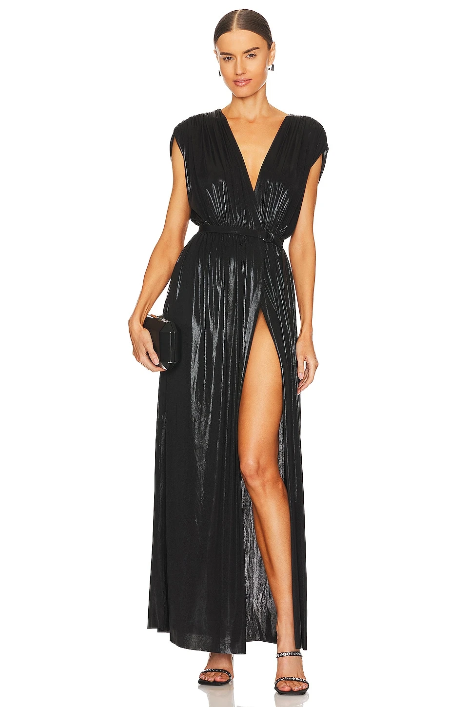 Norma Kamali Athena Gown Black
