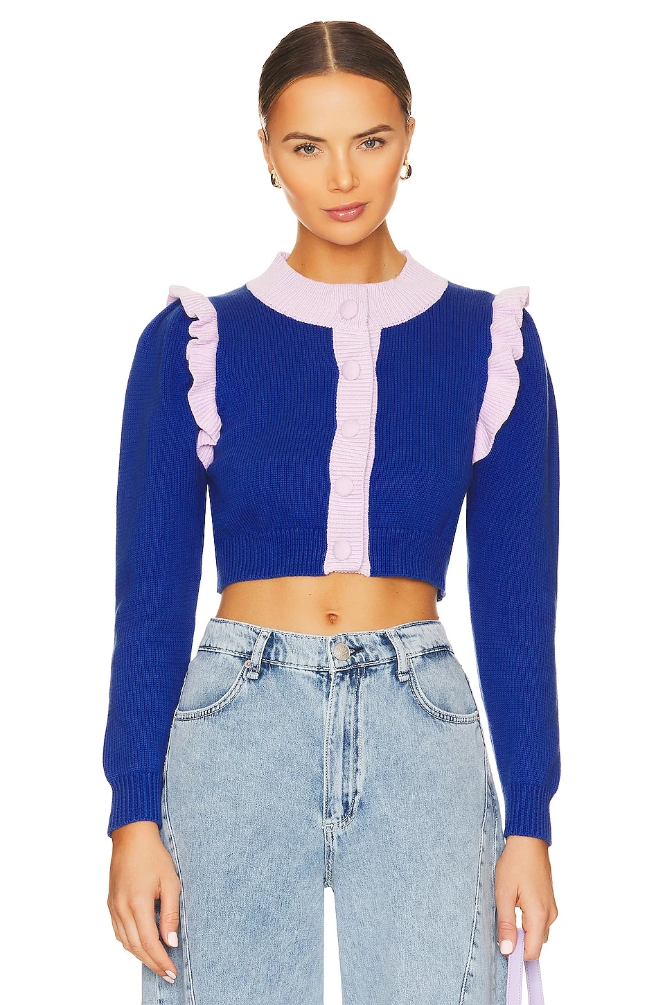 Olivia Rubin Harlow Cardigan Blue