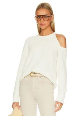 Eva Cold Shoulder Sweater Infinity