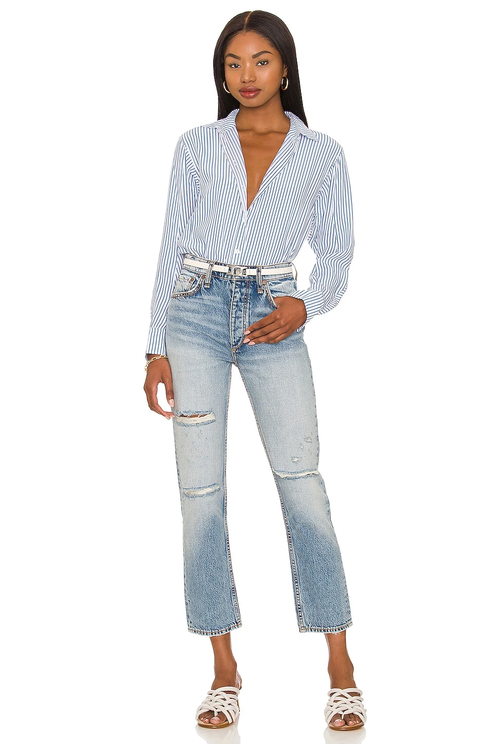 Rag & Bone Nina High-Rise Ankle Cigarette Dana Point - Image 4