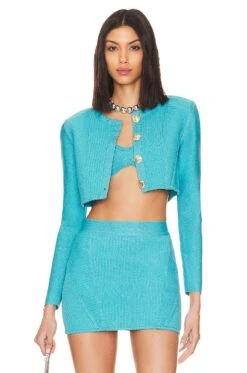 Nigel Cardigan Aqua Blue