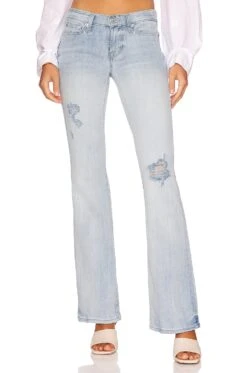 7 For All Mankind Low Rise Bootcut Broken Twill Coco Prive
