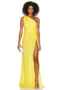 Helene Dress Canary Yellow