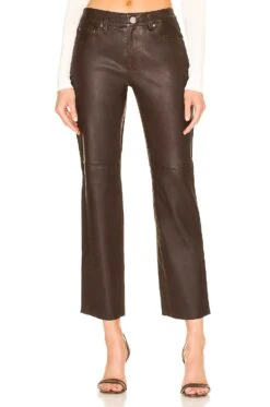 Song Of Style Lizz Leather Pant Brown