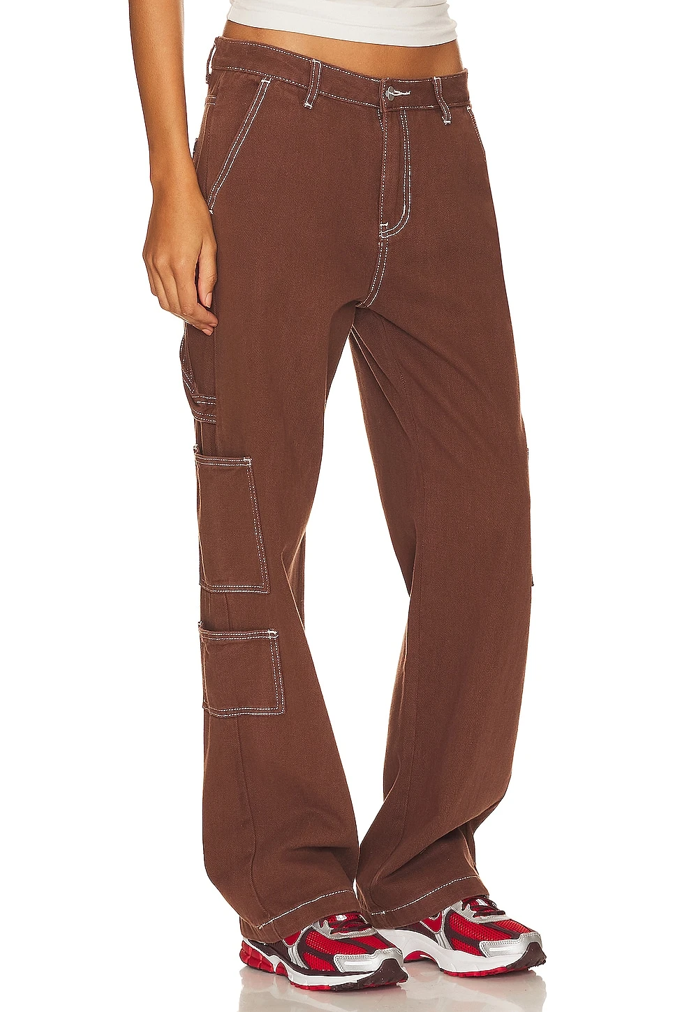 Jenna Cargo Pant Brown - Image 2