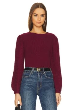 Splendid Cupid Sweater Mulberry