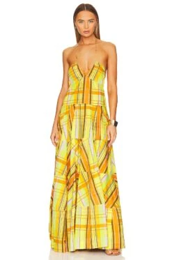 Open Back Tiered Maxi Dress La Sagrada