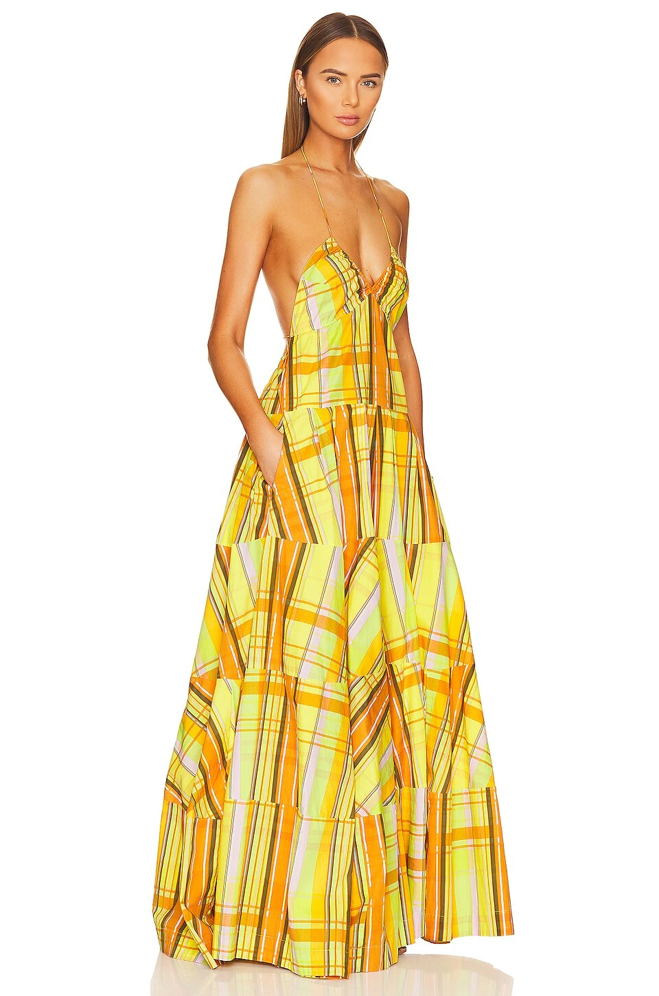 Open Back Tiered Maxi Dress La Sagrada - Image 2