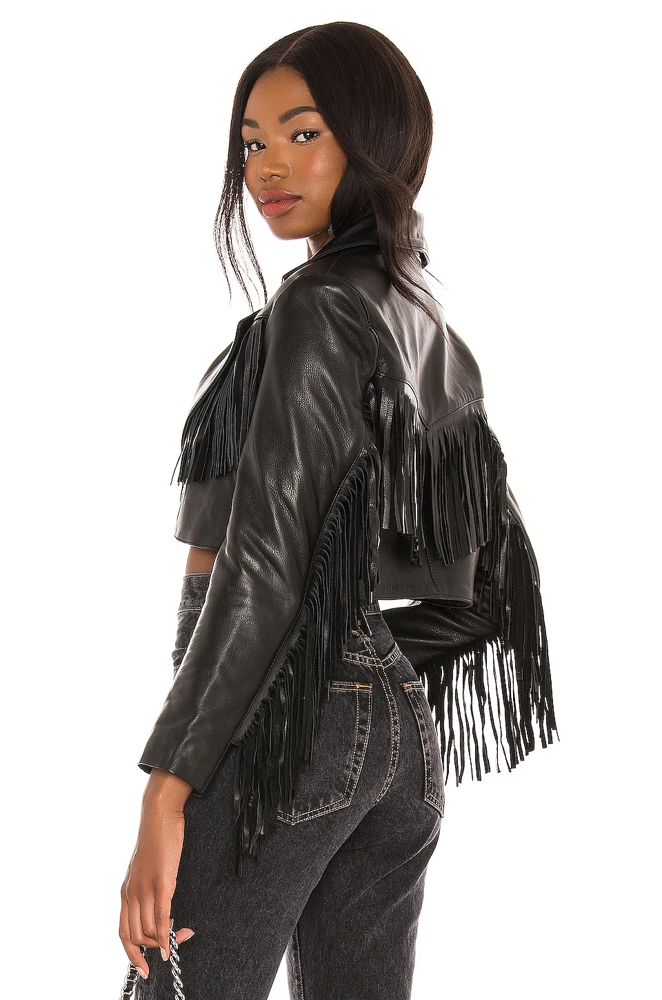 Malboro Cropped Blazer Black