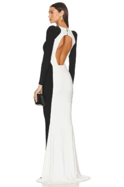 Contradiction Gown Black & White
